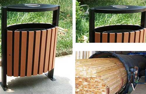 發(fā)貨廣州從化區(qū)，再獲好評(píng)的鋼木垃圾桶廠家