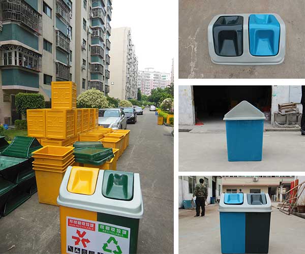 采購(gòu)玻璃鋼戶外垃圾桶，認(rèn)準(zhǔn)欣方圳垃圾桶廠家